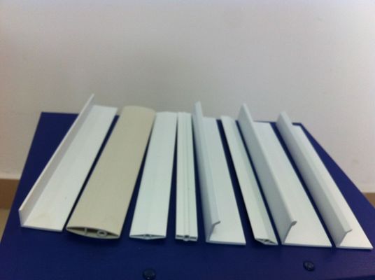 Construction industry L shape EVA PC PSAS PVC Extrusion Profiles / shapes