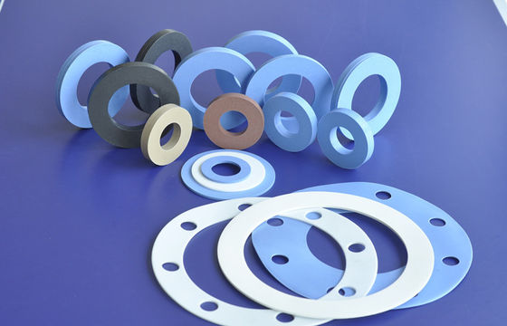 Corrosion Resistant Ptfe Teflon Gasket Filled With Carbon Fiber