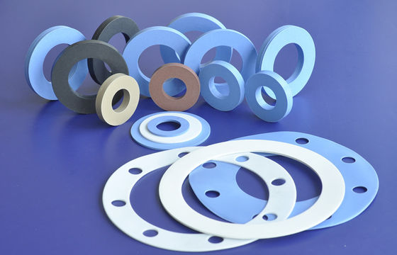 Corrosion Resistant Ptfe Teflon Gasket Filled With Carbon Fiber
