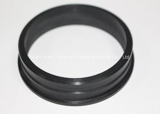 Custom Black Moulded Rubber Gaskets With One Stem On the Outside Surface