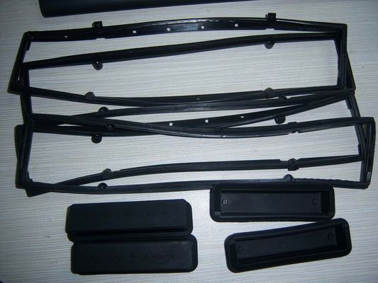 Single Cavity shore A Silicone Rubber Gasket Mold / EPDM Bushing Rubber Mold 